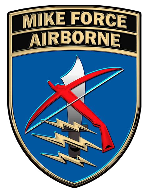 Mobile Strike Force Command Mike Force B 55 All Metal Sign 12 X 16