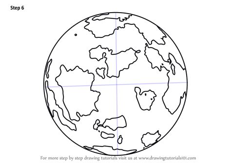 Learn How To Draw World Globe Everyday Objects Step By