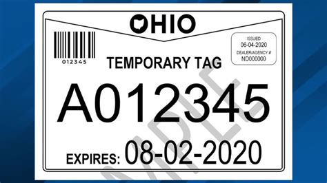 Ohio Bmv Now Offering Print On Demand Dealer Tags