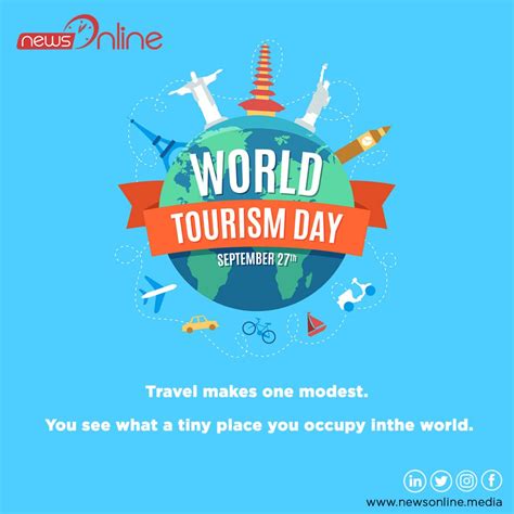 World Tourism Day 2020 - Quotes, Images, Posters, Slogan, Messages ...