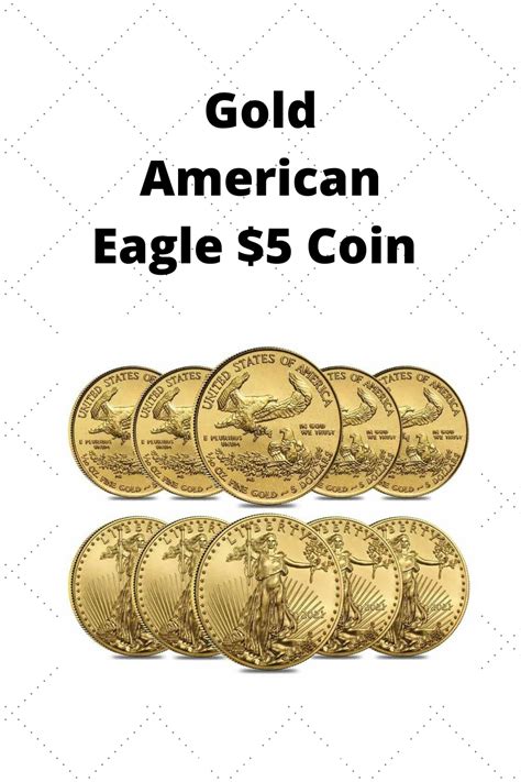 Gold American Eagle 5 Coin Bu Lot Of 10 2021 110 Oz Gold