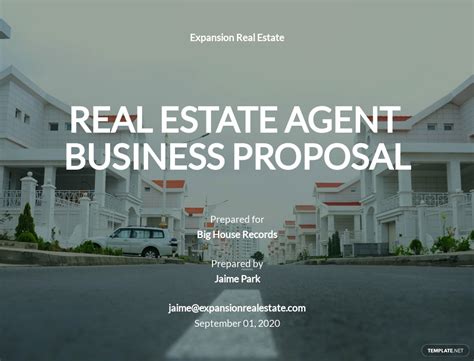 24 Free Real Estate Proposal Templates Edit And Download
