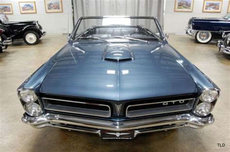 1965 Pontiac Gto Blue Charcoal With 0 Available Now Classic Pontiac