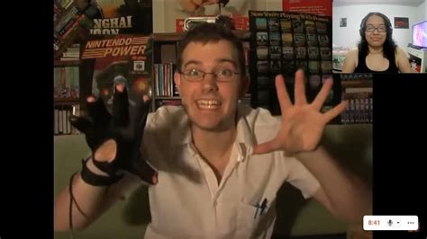 Angry Video Game Nerd Avgn The Power Glove Nes Reaction Youtube