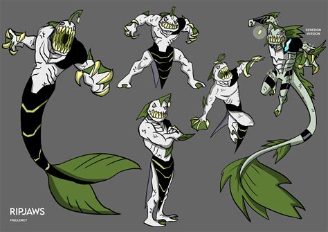Ripjaws Poses By Fiqllency On Deviantart Ben 10 Comics Anime