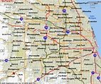 Western Suburbs Of Chicago Map