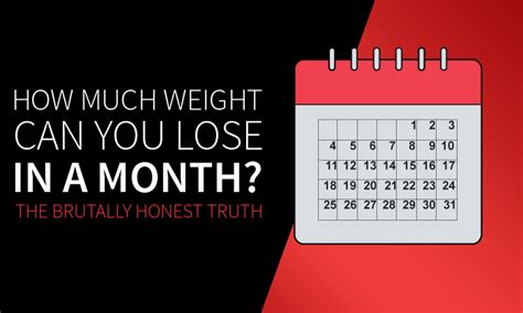 You can safely lose between 3 and 6 pounds in three weeks. How Much Weight Can You Lose In A Month? The Brutally ...
