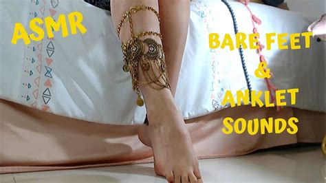 Asmr Bare Feet And Anklet Soundsrequest Youtube