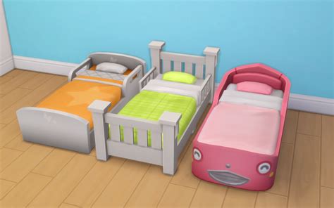 My Sims 4 Blog Toddler Bed Recolors By Noodlescc