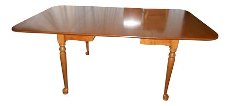 Ethan Allen Drop Leaf Gate Leg Dining Table 2 Leaves Pads On Chairish
