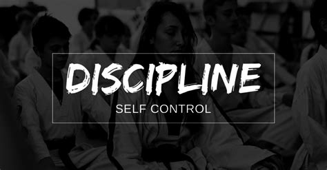 Discipline Self Control Warrior Academy United Kingdom