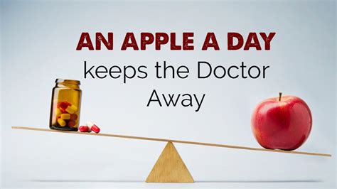 An Apple A Day Keeps The Doctor Away Youtube