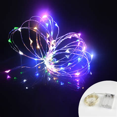 9colors 2m 5m 20 50 Leds Rgb Holiday Lighting Led