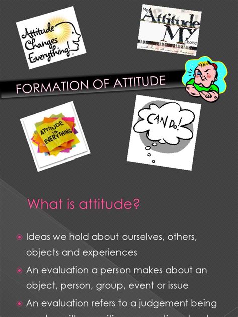 Formation Of Attitude Attitude Psychology Affect Psychology