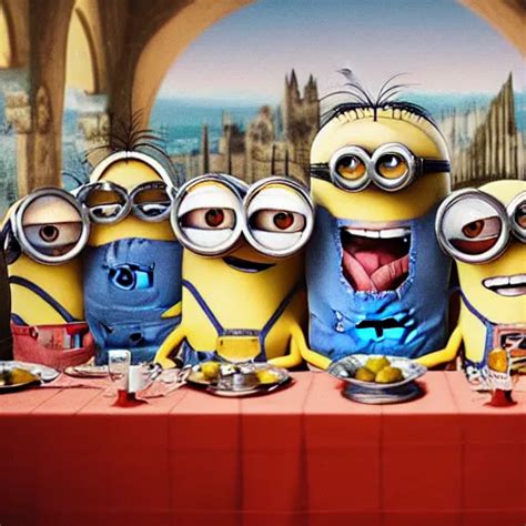 Minions At The Last Supper Stable Diffusion Openart