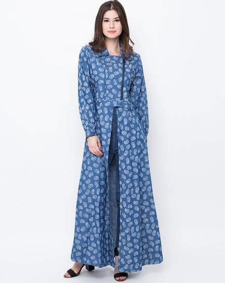 Model baju batik kombinasi menggunakan kain polos, sifon, bolero, embos, dan brokat. Model Baju Muslim Blazer Terbaru - Model Baju Gamis ...