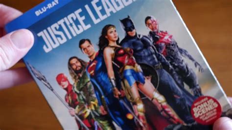 Unboxing Justice League 2017 Blu Ray Dvd Digital Youtube