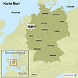 StepMap - Karte Marl - Landkarte für Deutschland
