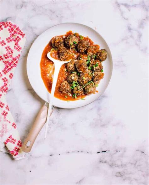 Best Ever Easy Sweet And Sour Meatballs Recipe Foodess