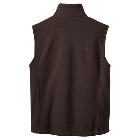 Port Authority Mens Dark Chocolate Brown Value Fleece Vest