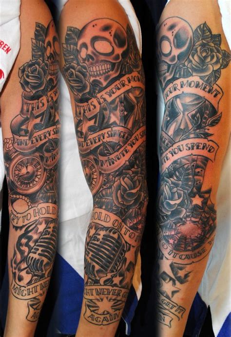 Men S Tattoo Arm Half Sleeve Tattoos Pinterest Sleeve Half