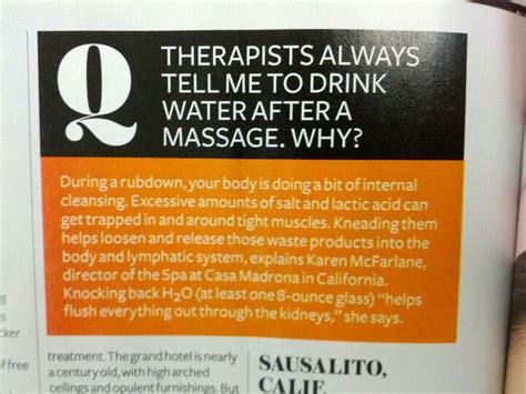 The Importance Of Drinking Water After A Deep Tissue Massage Heidi Salon