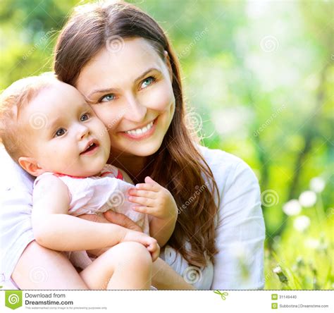 Mother And Baby Outdoor Stock Photo Image 31149440