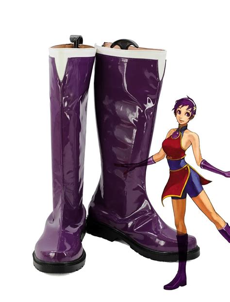 Kof The King Of Fighters Athena Cosplay Boots Shoes Custom Made In