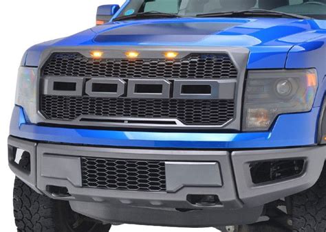 Auto Accessories Upgrade Front Grille With Light For 2009 2012 Ford