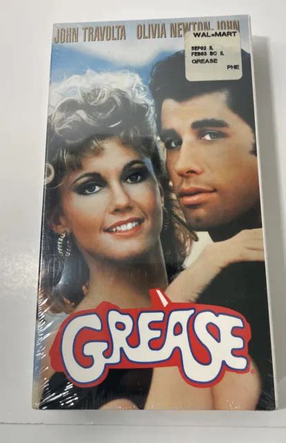 SEALED VHS GREASE John Travolta Olivia Newton John New Old Stock 9 99