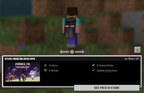 Bedrock Put Minecon 2016 Capes In The New Cape Feature For Current