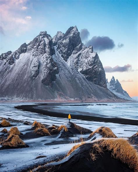 This Impressive Mountain Is Called Vestrahorn And It Is Located On The