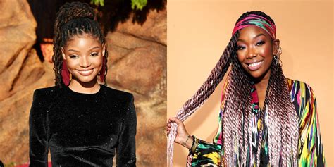 brandy has advice for halle bailey after racist outrage over ‘the little mermaid casting news