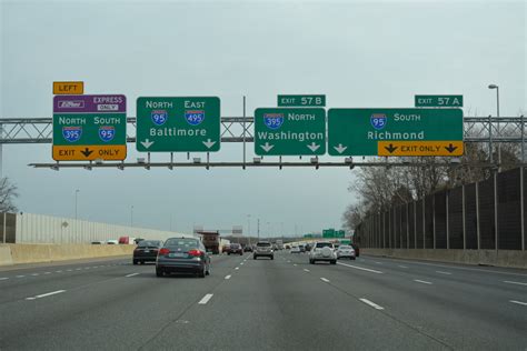 Interstate 495 Capital Beltway Outer Loop Aaroads Virginia