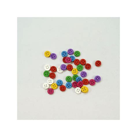40 X Wooden 12mm 4 Hole Buttons Embellishments Craft Cardmaking Scr