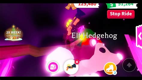 I Made A Neon Elf Hedgehog Adopt Me Youtube