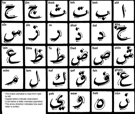 Introducción A La Caligrafía árabe Alfabeto Y Tipografías