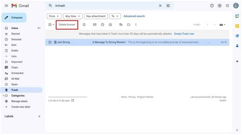 How To Empty Trash In Gmail With Photos History Computer