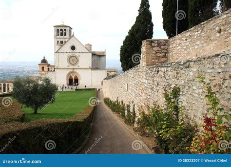 upper church of san francesco assisi umbria editorial photography image of decorative