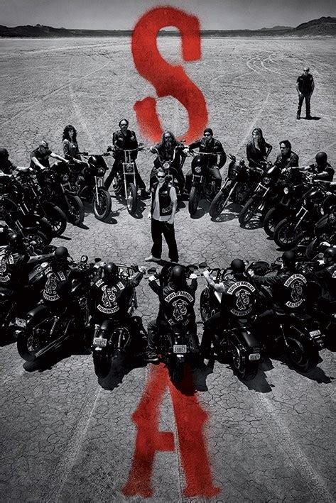 Poster Quadro Sons Of Anarchy Circle Su Europosters
