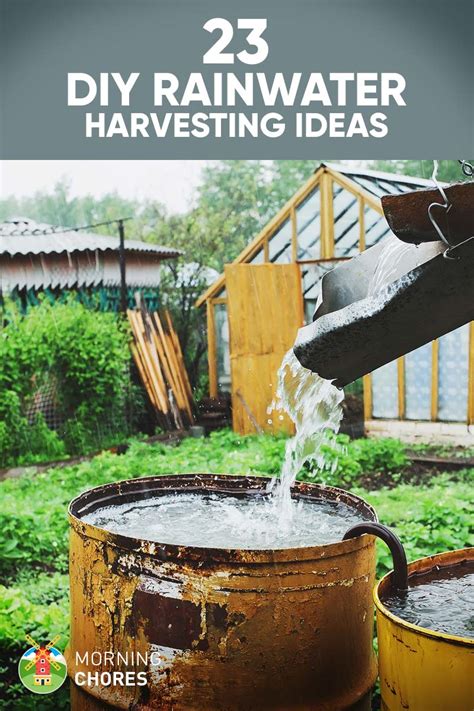Learn how to build your own rain for very sandy soil, make a rain garden that is about 20% of the total area of impervious surface. 23 Awesome DIY Rainwater Harvesting Systems You Can Build ...