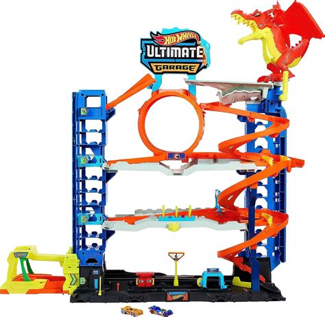 Hot Wheels Ultimate Garage City Playset With Multi Level Racetrack 3