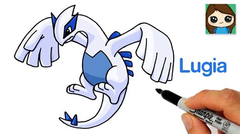 How To Draw Lugia Pokemon Youtube