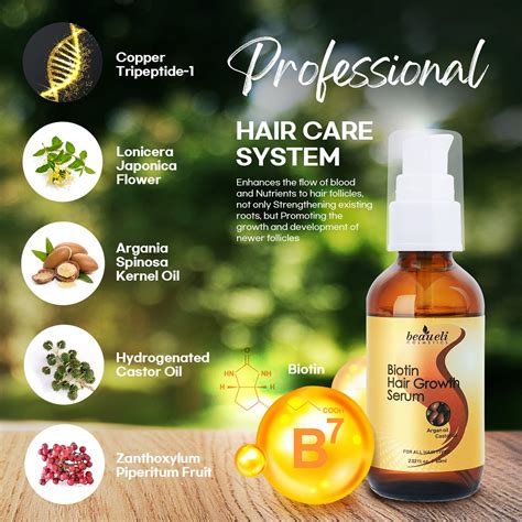 Mua Biotin Hair Growth Serum With Castor Oil Argan Oil Hair Loss