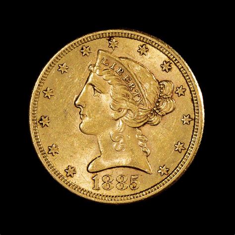 A United States 1885 S Liberty Head 5 Gold Coin Jun 20 2019