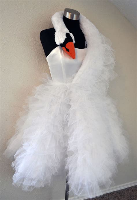 Bjork Inspired Bridal Swan Dress Sewing Projects