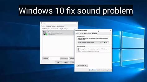 Even if fixes were implemented on builds 10586.1 and build 10586.3, the issue still partially remains. How to fix Audio sound not working windows 10 - YouTube