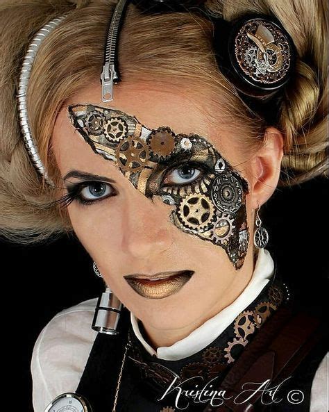 Steampunk Makeup Guide How To Glue Gears On Your Skin For Costume