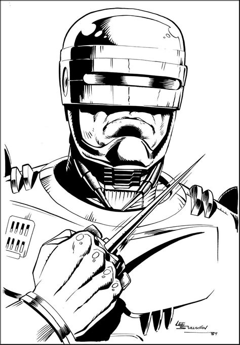 6 Epic Robocop Coloring Pages For All Ages Coloring Pages