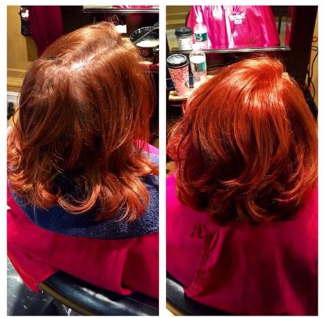 Very Intense Copper Red I Used Pravana 746 And 740 Red Copper Hair